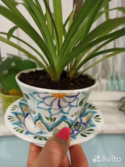 Кашпо керамика ручной работы