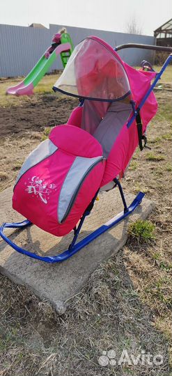 Детские санки коляска