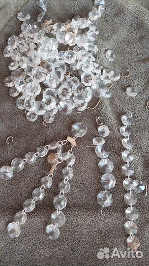 Хрустальные подвески для люстры СССР