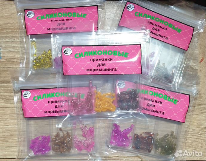 Силиконовые приманки для мормышинга