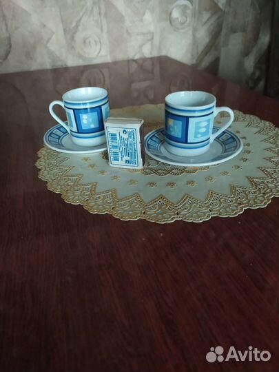 Кофейная пара фарфор. Европейская коллекция