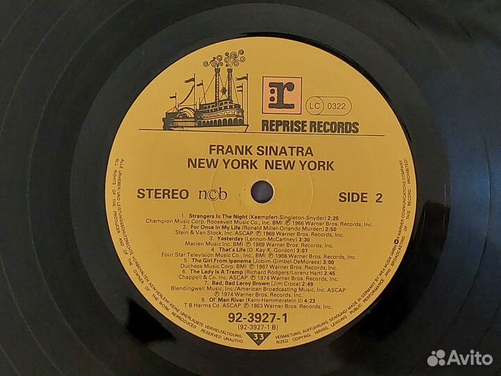 Frank Sinatra – His Greatest Hits (винил, LP)