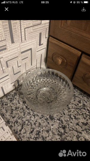 Салатник хрустальный. СССР
