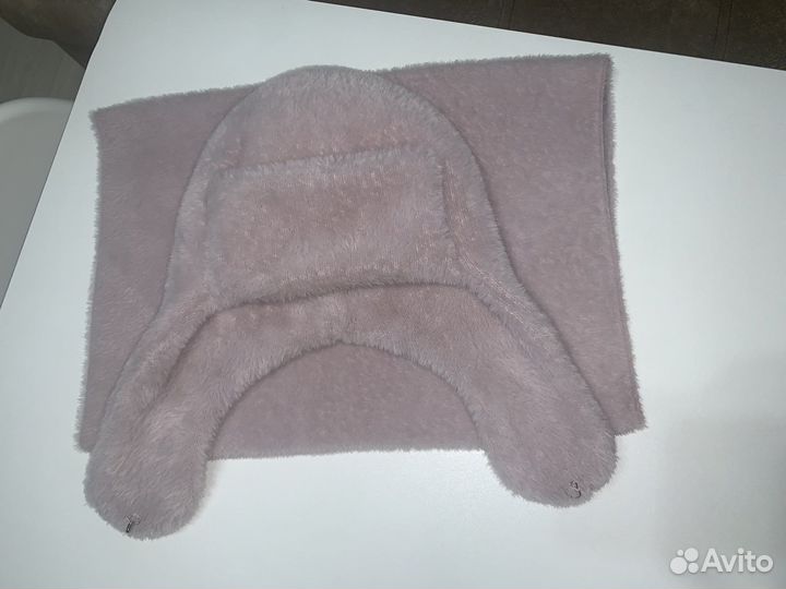 Шапка ушанка и снуд (комплект)