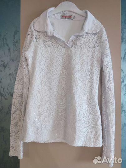 Школьные блузки для девочки 134 140