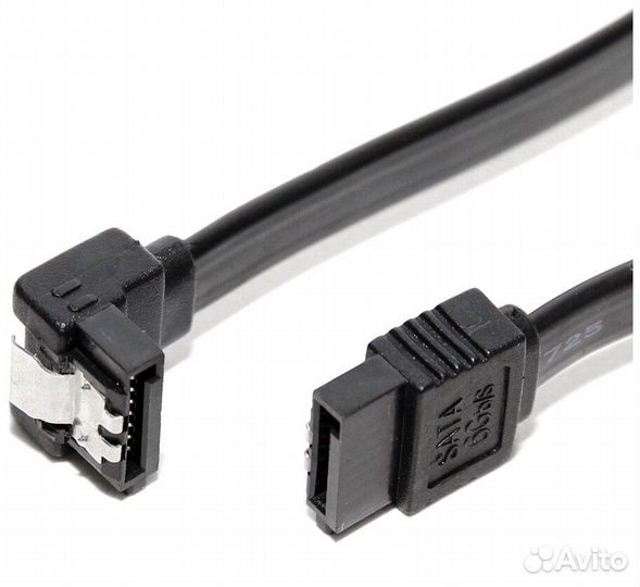 Кабель для пк sata-шлейф (черный, 50см)