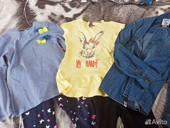 Пакет вещей для девочки на 104-110