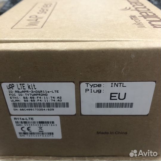 WAP LTE kit Mikrotik + R11e-LTE модем