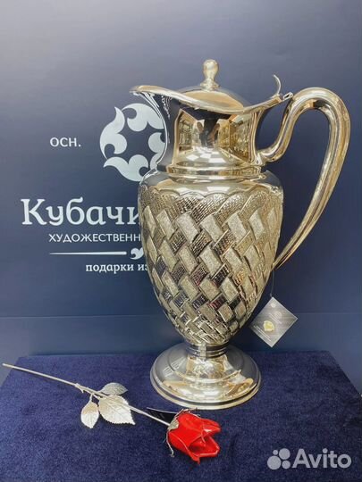 Кувшин из серебра 925 пробы