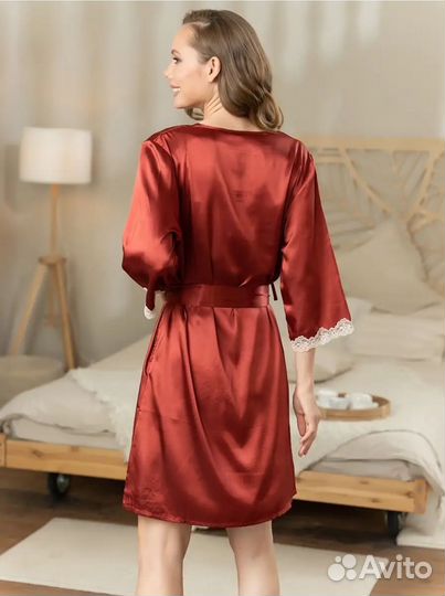 Халат шелковый Mia-mella, р-р 48-50