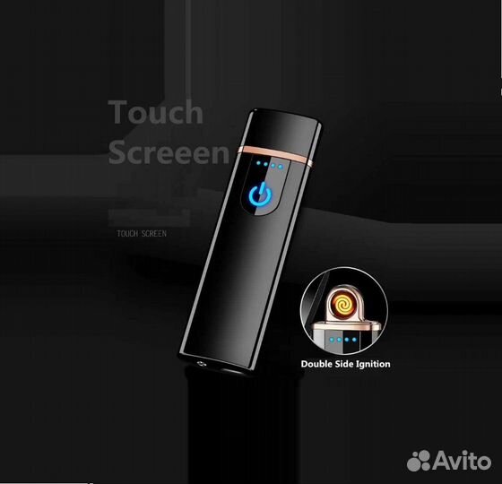 USB зажигалка металлическая подарочная