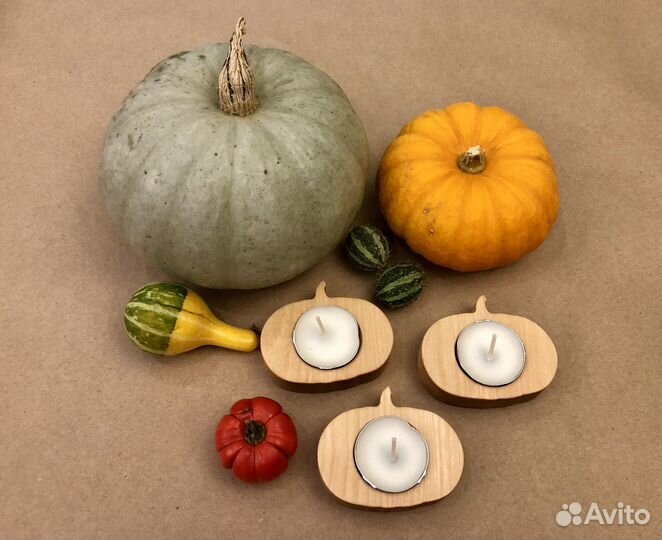 Подсвечник деревянный