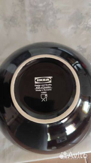 Тарелки IKEA черные,Торг