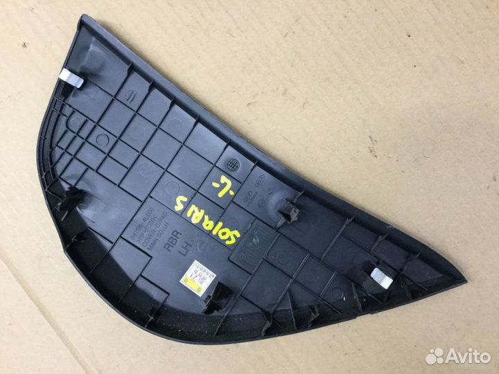 Накладка на торпедо боковая Hyundai Solaris 2010