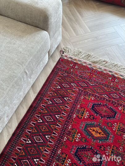 Новый туркменский шерстяной ковер