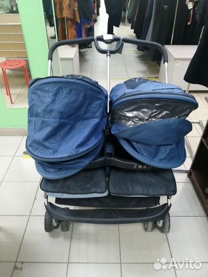 Коляска прогулочная для двойни