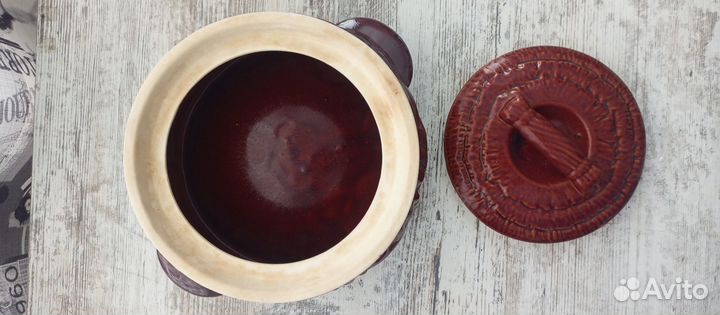 Глиняный горшок для запекания
