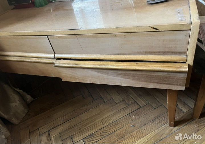 Тумба трюмо трельяж ретро mid century СССР винтаж