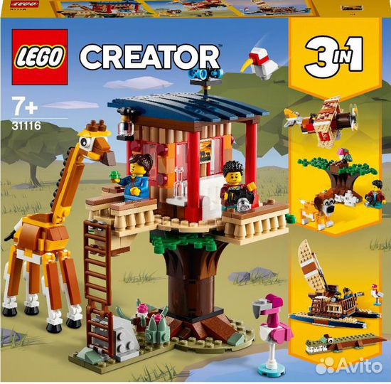 Lego Creator 31116 домик на дереве для сафари