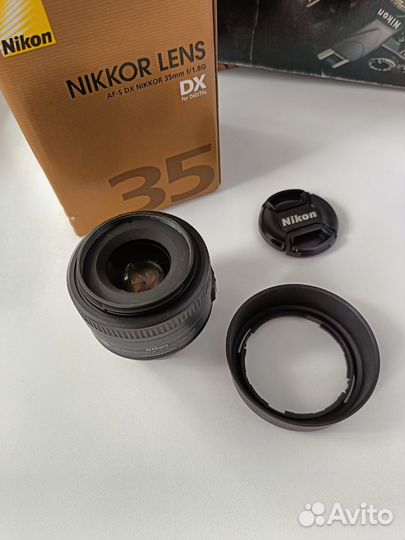 Объектив Nikon AF-S DX Nikkor 35mm f 1/8 G