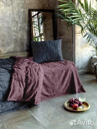 Ткань перкаль 220 листики