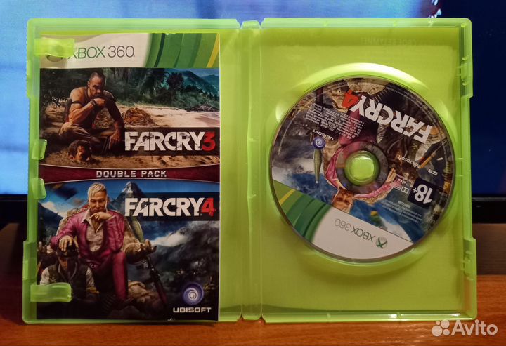 Игра Far Cry 3/ Far Cry 4 на Xbox 360 лицензия