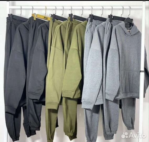 Спортивный костюм флис мужской новый