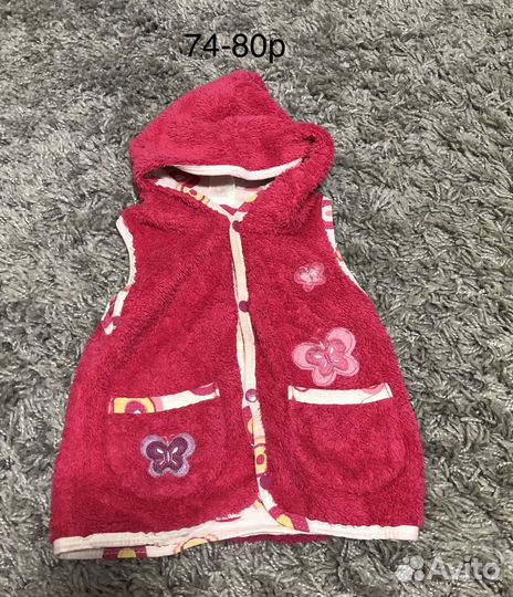 Вещи пакетом для девочки 62-86