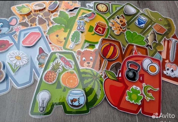 Логопедический алфавит на липучках