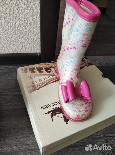 Детские утеплённые резиновые сапоги 31 размера