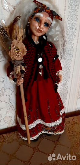 Кукла Баба Яга.(Оберег для дома)