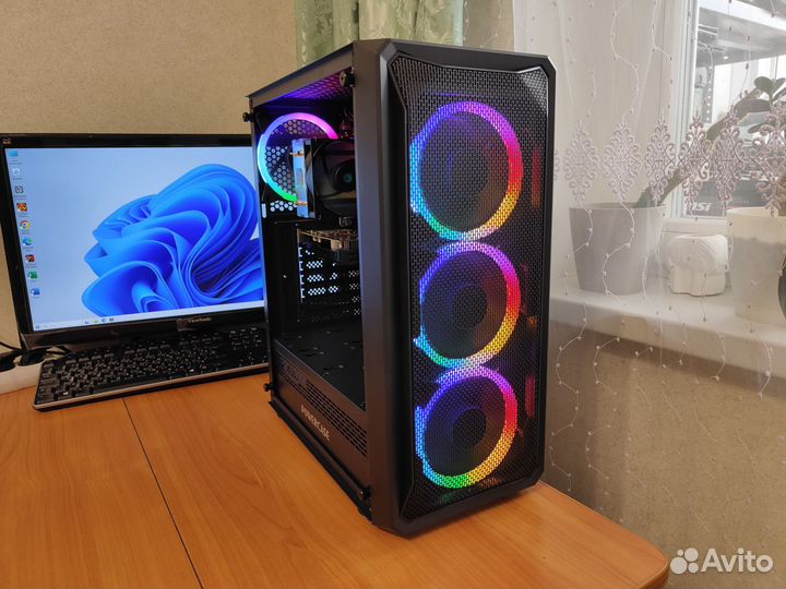 Игровой i5-10400F+GTX 1650+16gb DDR4+SSD 256+1TB