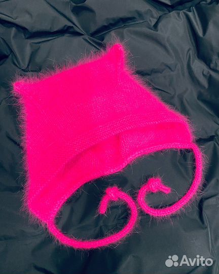 Шапка чепчик с ушками