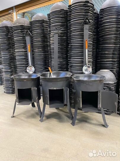 Коплект Печь+казан 12 литров