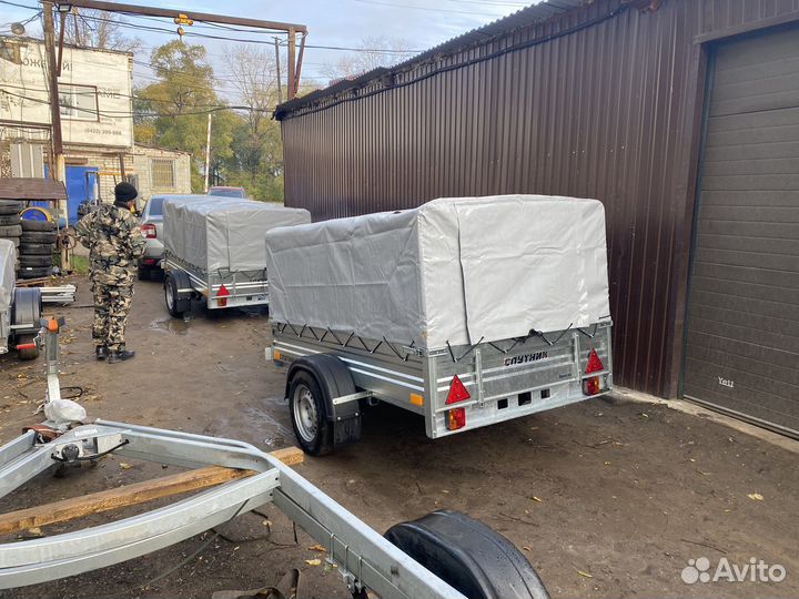 Прицеп Эксперт 2,2х1,3 с тентом 1,0м в Ульяновске