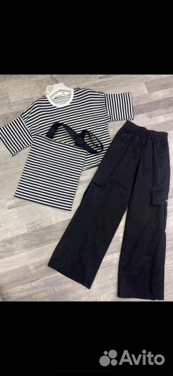 Костюм 3й-ка с Брюками карго на девочку