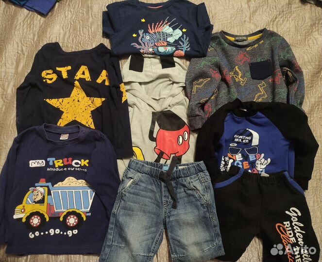 Вещи пакетом на мальчика 98