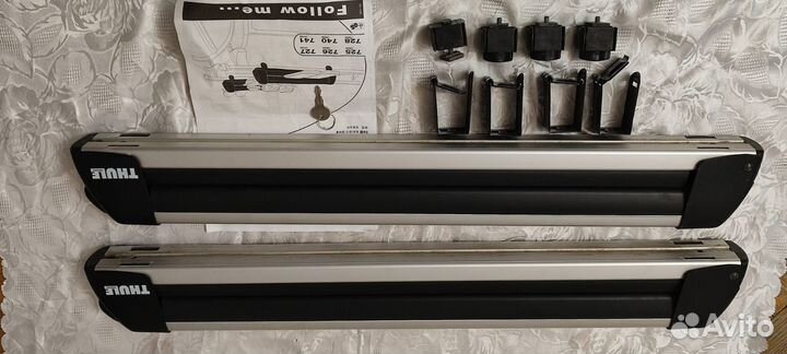 Крепления для лыж thule 727 б/у 60см