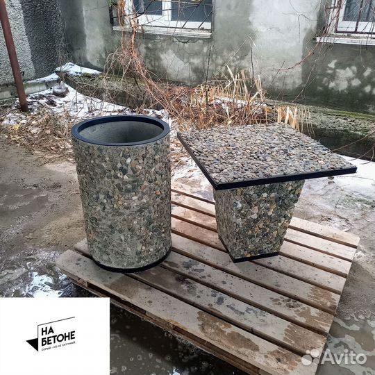 Столешница. Столы из бетона