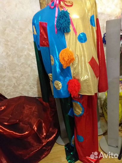 Костюм клоуна взрослый р от 46 до 52