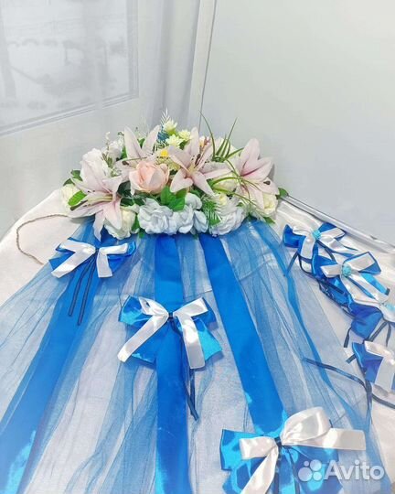 Украшения на свадебный авто