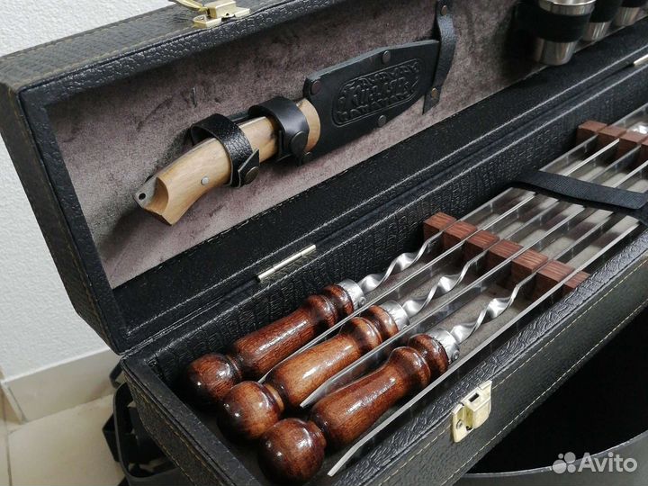 Шашлычный набор шампуров