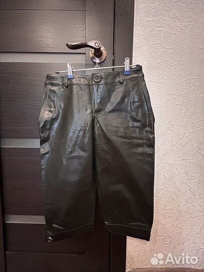 Бермуды кожанные бренда Gucci оригинал