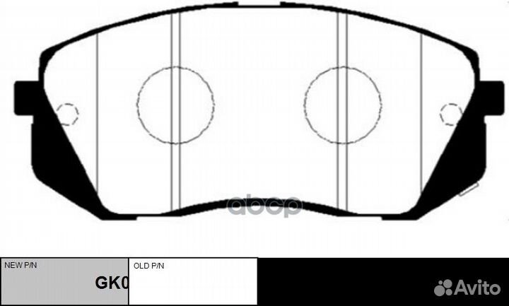 Колодки hyundai IX35 (LM) (2010),i40 (VF) /KIA