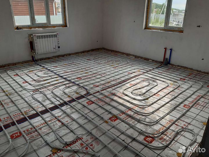 Теплый водяной пол. Расчет, монтаж