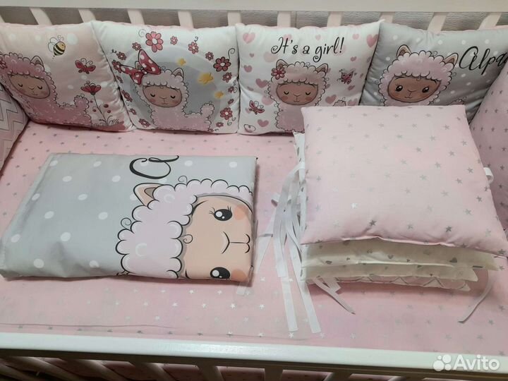 Бортики в детскую кроватку