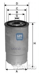 Фильтр топливный Fiat Multipla 1.9JTD 02/Pun