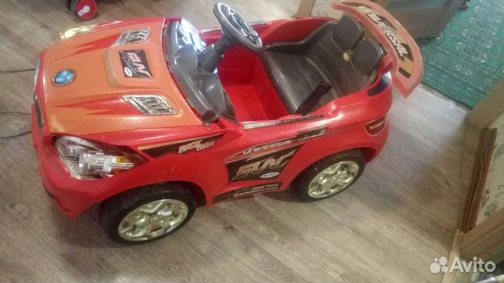Детский электромобиль джип бу