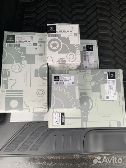 Комплект фильтров для Т.О. Мерседес w166 GLS 350d