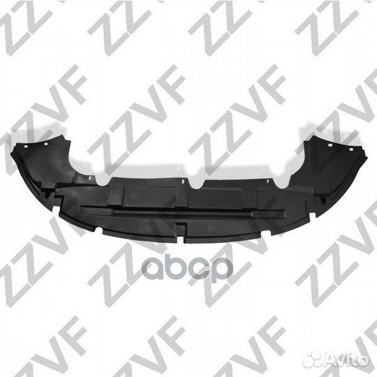 Дефлектор переднего бампера нижний ford focus II